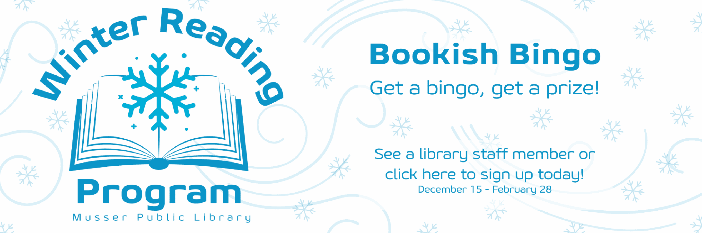 Winter Reading Banner