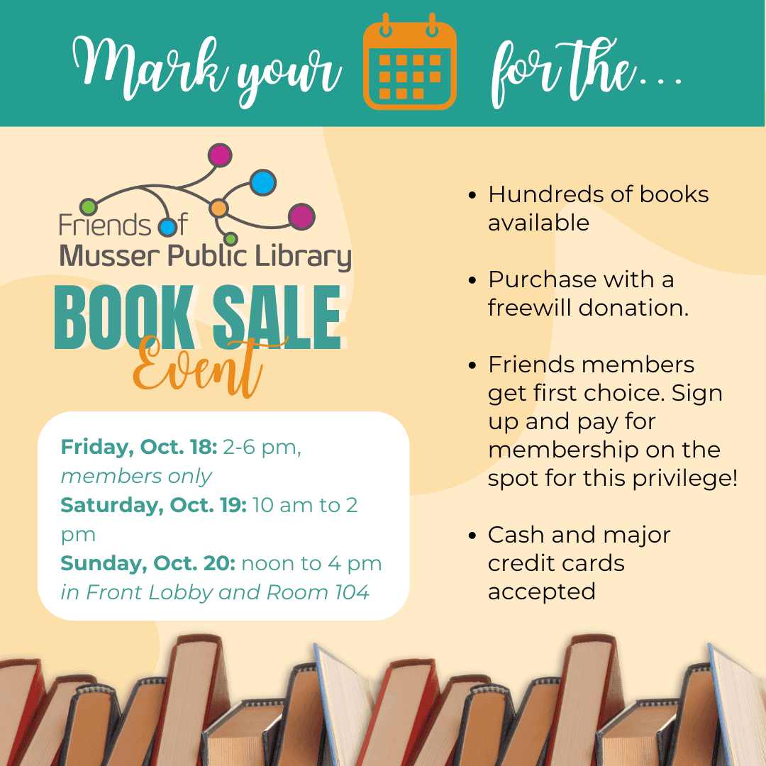 Book Sale Event flyer